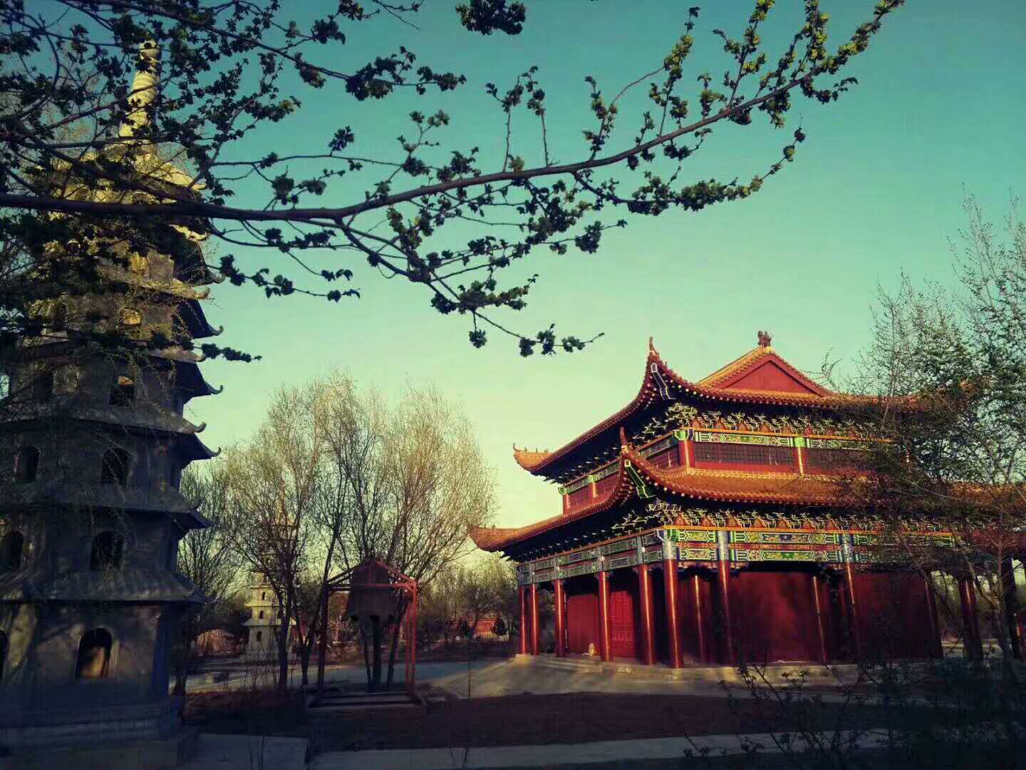 寺院美景